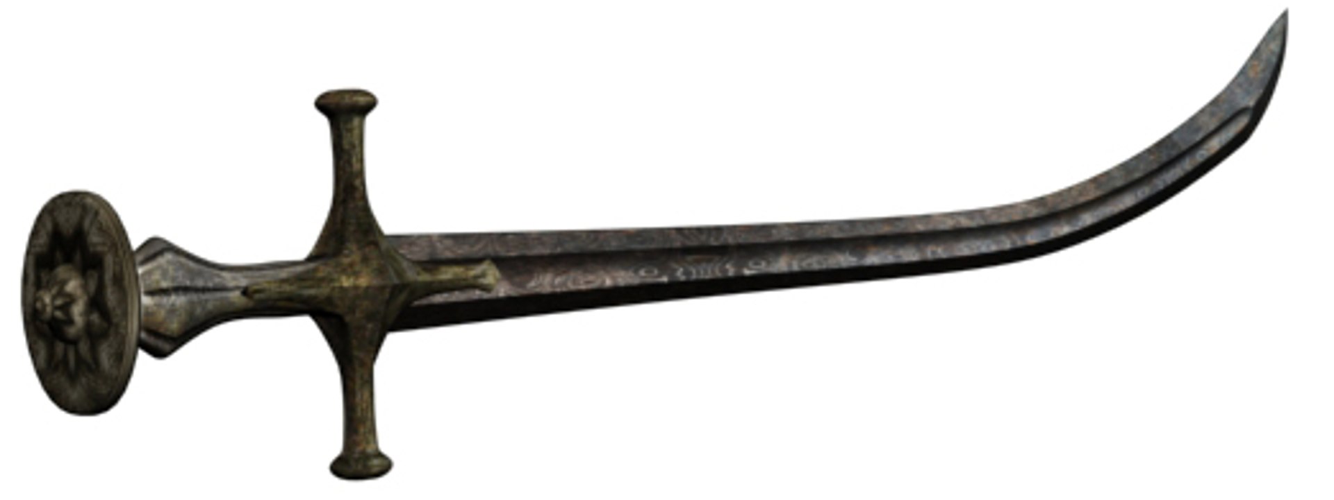 Traditional Tulwar Sword 3d Model