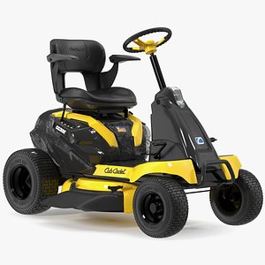 Electric Riding Lawn Mower Cub Cadet CC30E Rigged for Maya