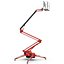 Telescopic Boom Lift Red 3 3D Model
