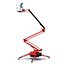 Telescopic Boom Lift Red 3 3D Model