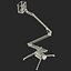 Telescopic Boom Lift Red 3 3D Model