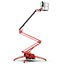 Telescopic Boom Lift Red 3 3D Model