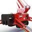 Telescopic Boom Lift Red 3 3D Model