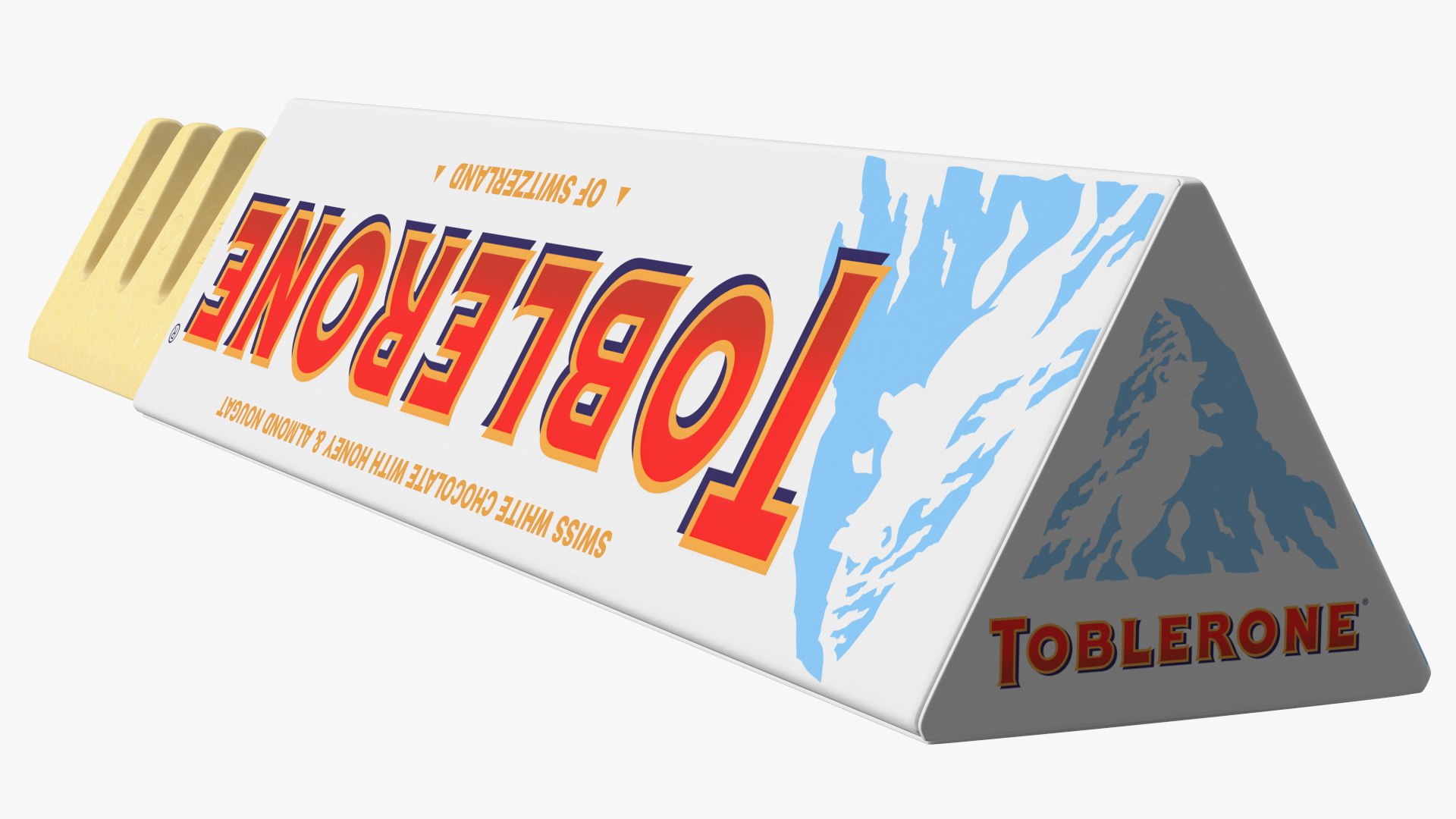 modèle 3D de Barre de chocolat blanc Toblerone - TurboSquid 1769319