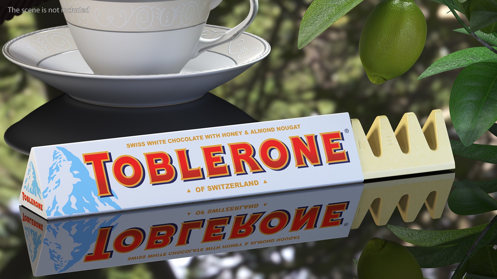 3D Opened Toblerone White Chocolate Bar Model - TurboSquid 1769327