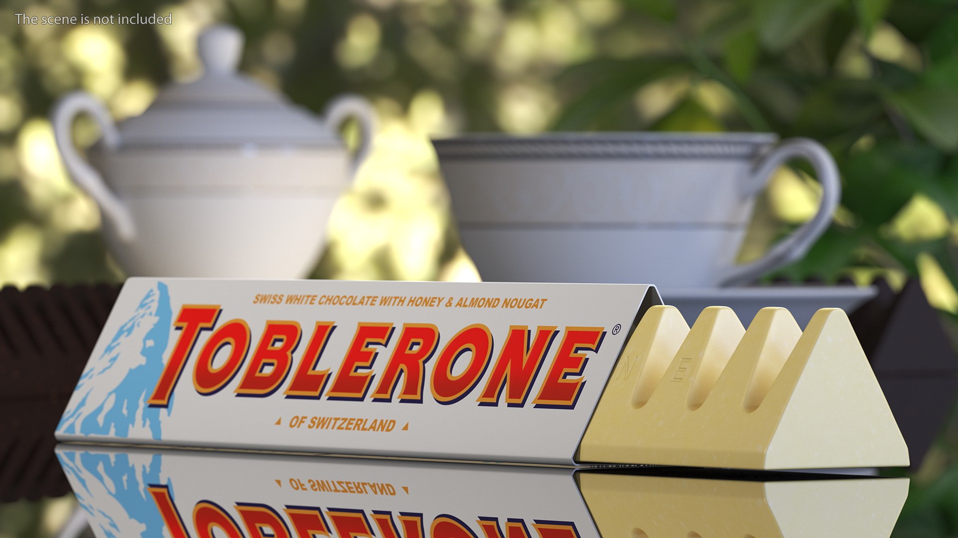 3D Opened Toblerone White Chocolate Bar Model - TurboSquid 1769327