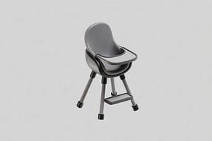 Baby feeding chair 3D model
