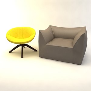 3ds max armchair chair