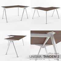 Office Desks Unisma Tandem 2 (pack 3)