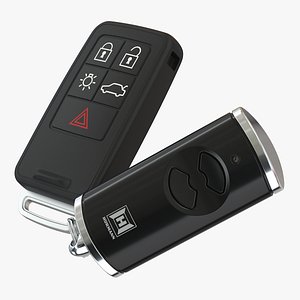 Car Key 01 with Garage Remote model