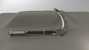 sickle weapon blade model