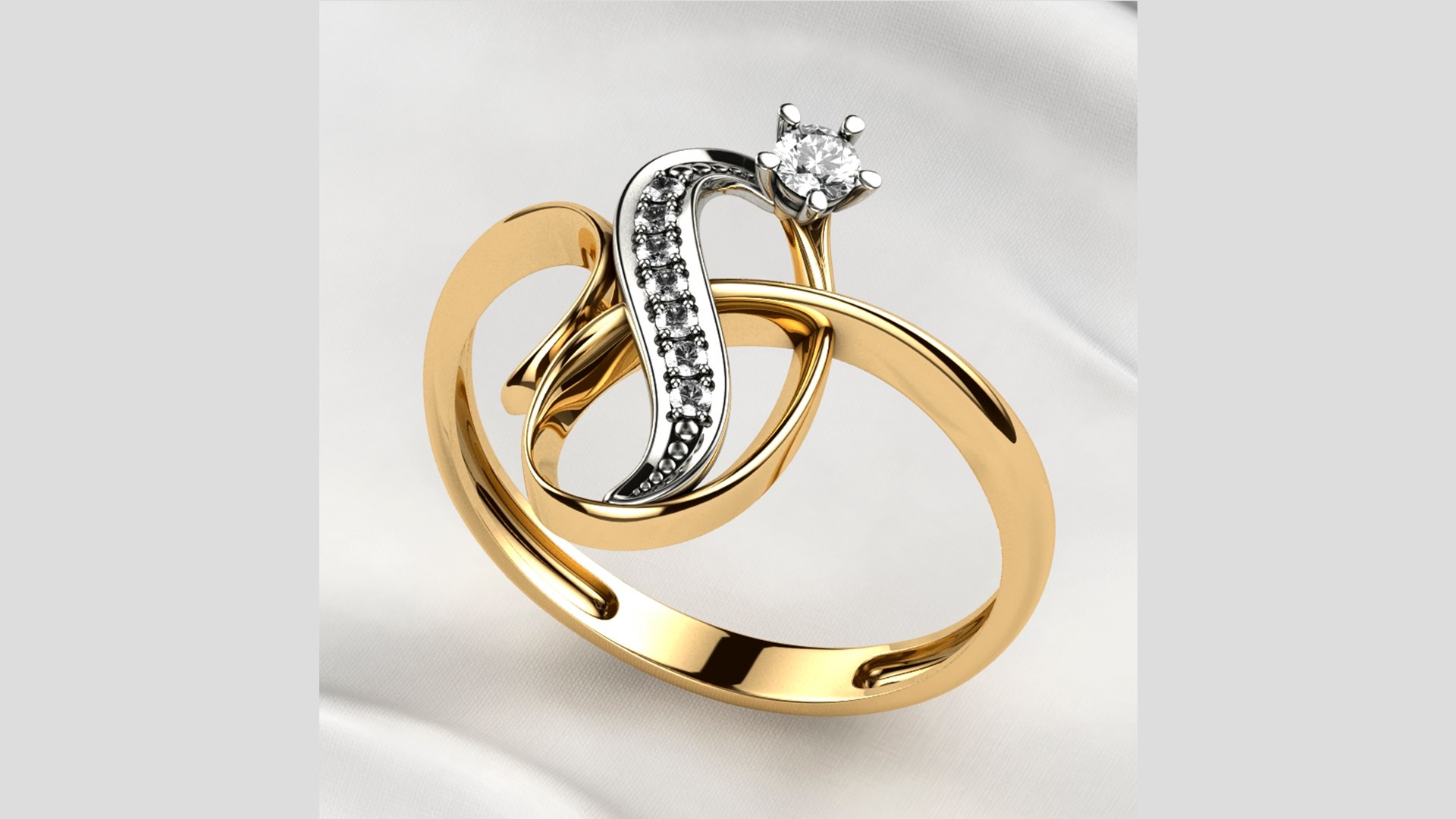 Nature Ring 3D Model Design Womens 3D for sale - Cad Wala