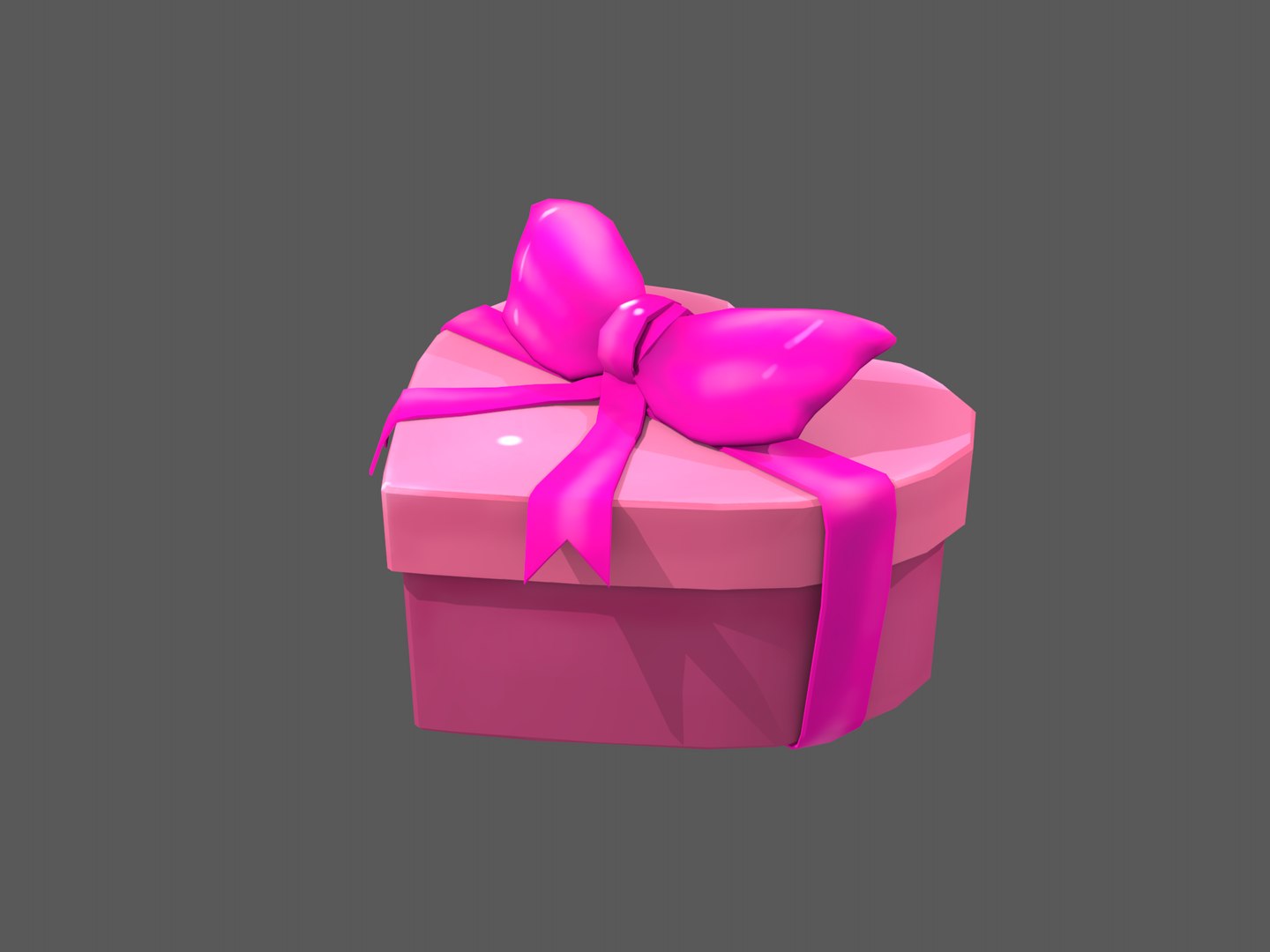 3D heart gift box - TurboSquid 1510457
