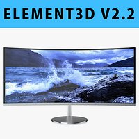 E3D - Samsung C34F791 34 inch Curverd Widescreen Monitor