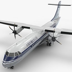 ATR 72 CHINA XINJIANG AIRLINES L1682 3D