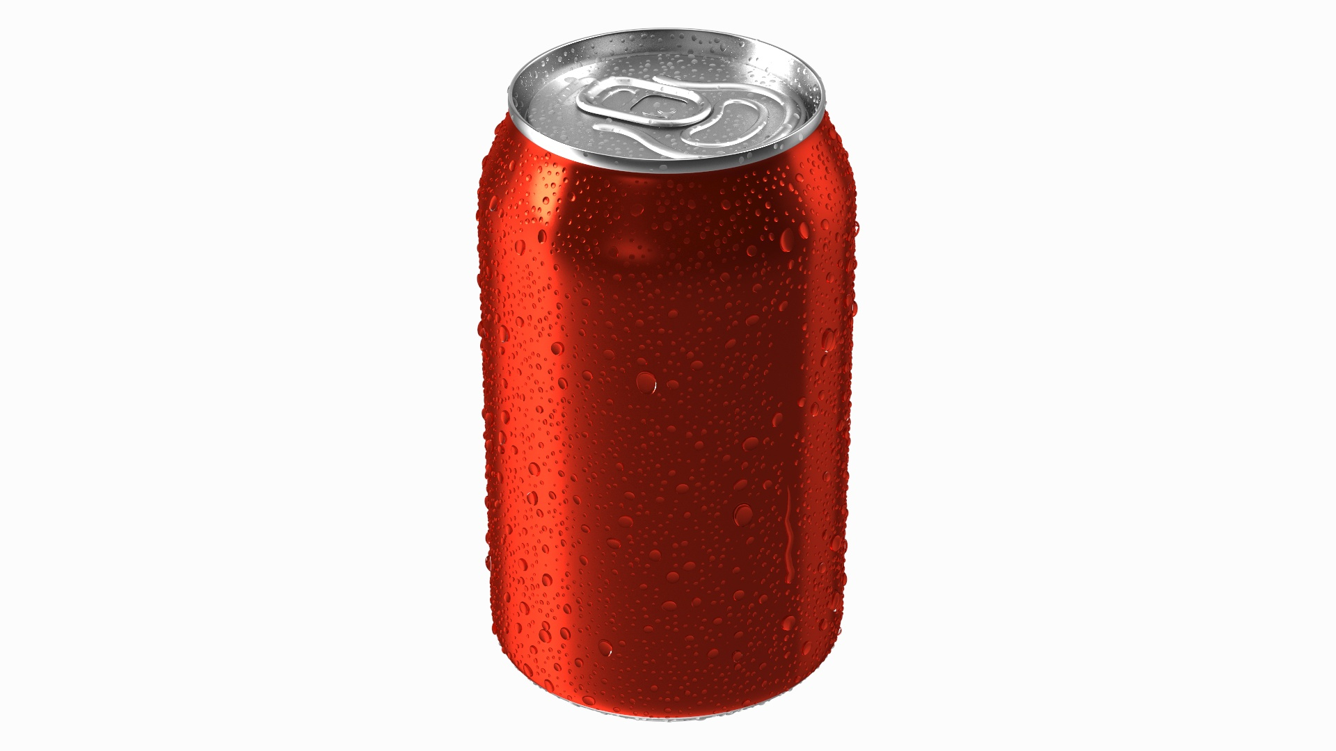 Drink Soda Can With Water Droplets Red 330ml 3D Model TurboSquid 2140981
