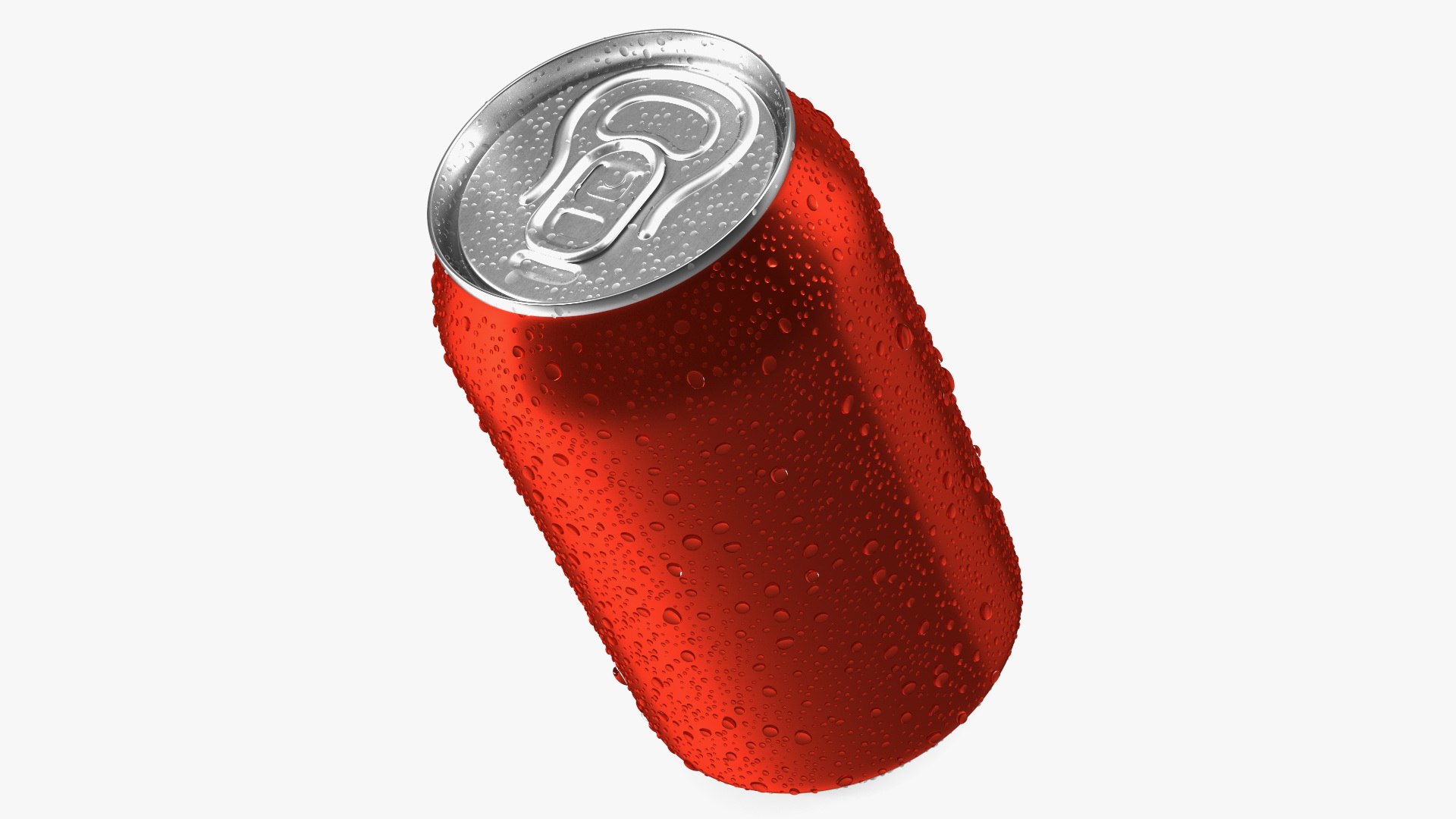 Soda Cans with Water Droplets Collection 3D model preview