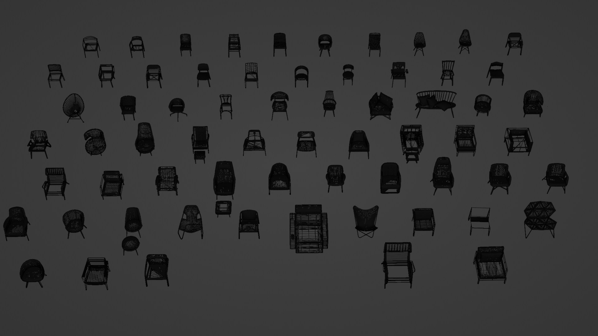 Assets Chairs Model 3D 3D model - TurboSquid 2128444
