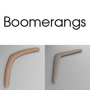 boomerang 3d dxf