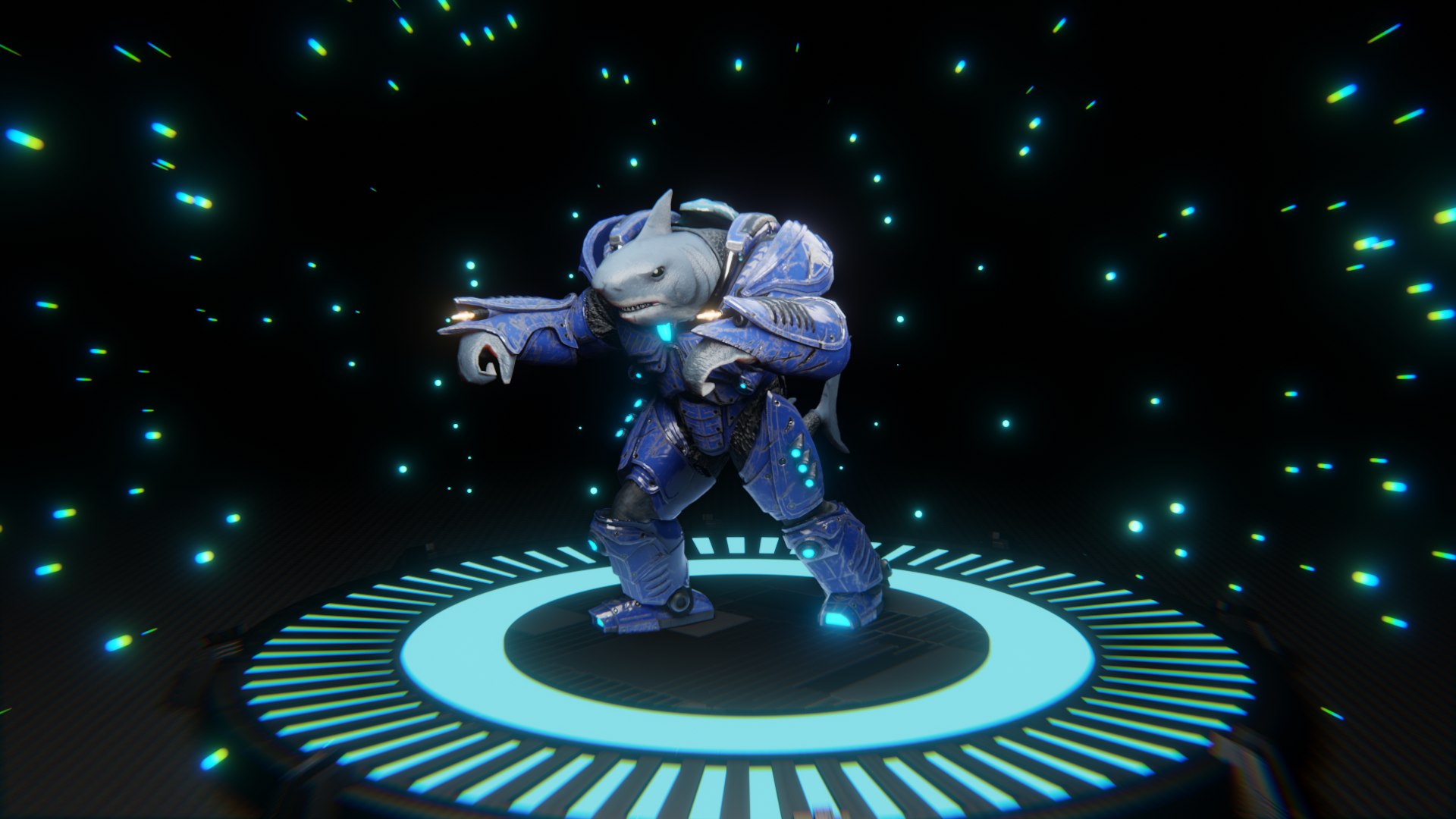 3D Shark Warrior Model - TurboSquid 1997583