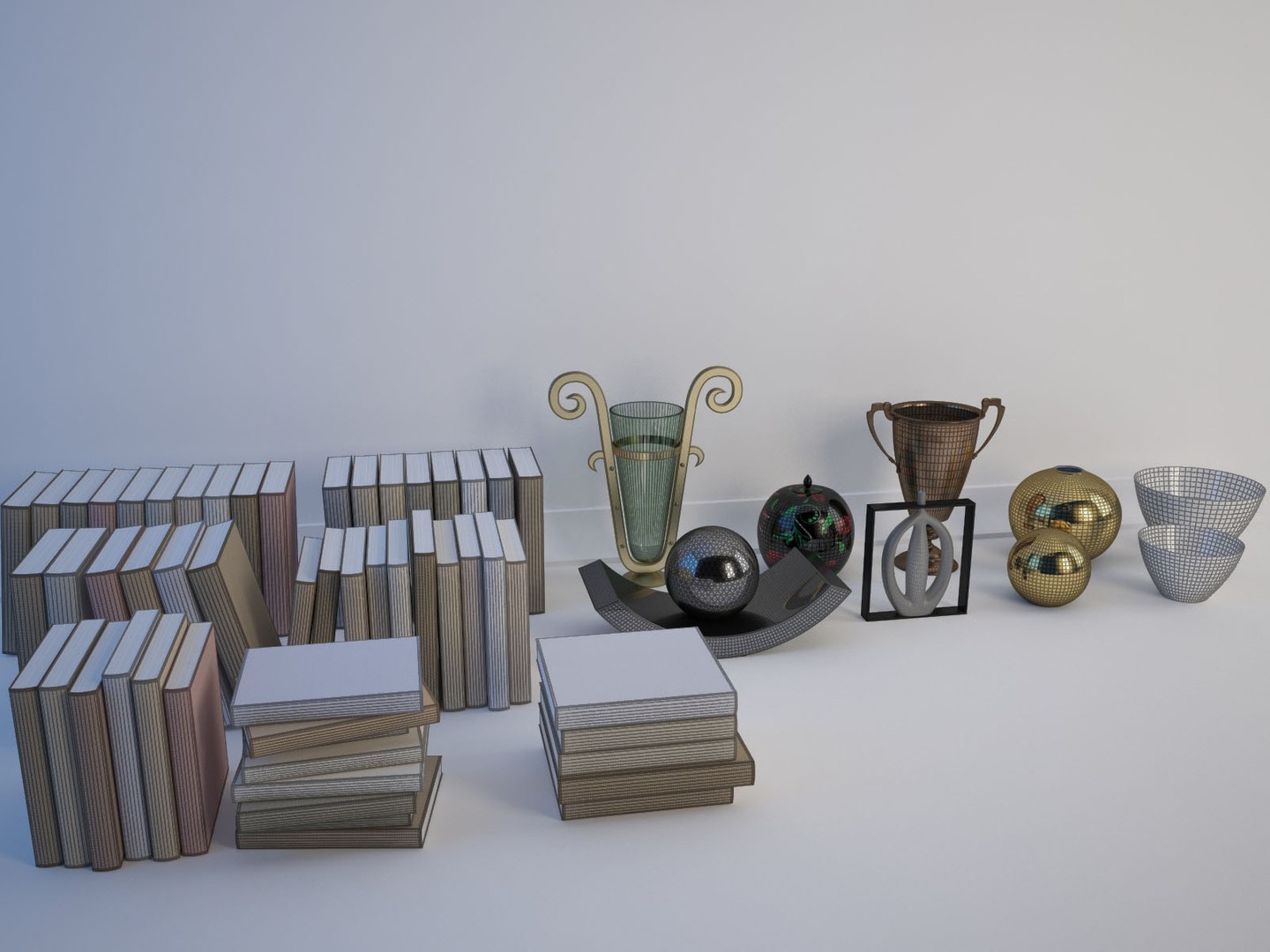 objects decoration 3d max