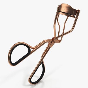 Classic Lash Curler Rose Gold 3D Model