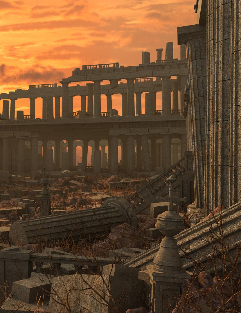 Temple Ruins 3D Model - TurboSquid 1683663
