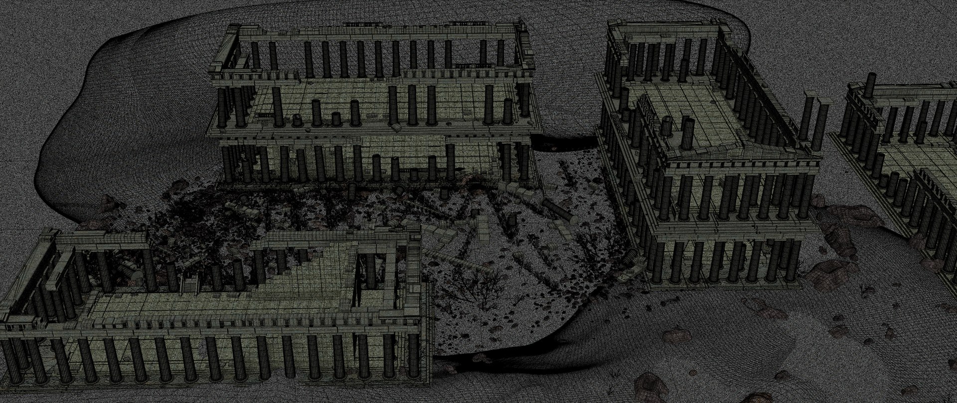 Temple Ruins 3D Model - TurboSquid 1683663