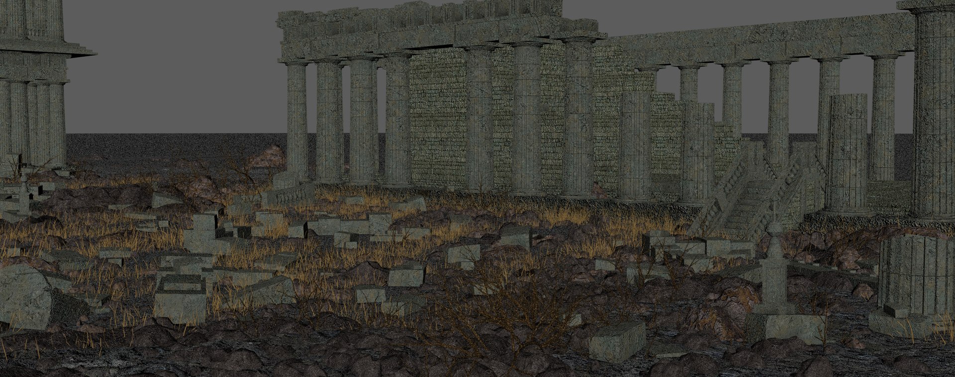 Temple Ruins 3D Model - TurboSquid 1683663