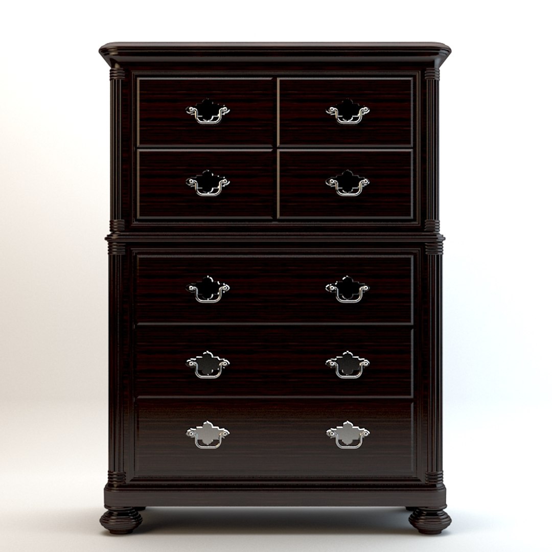 3d Model Zebrano Commode