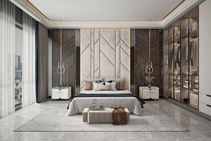 Bedroom Design 93 3D model