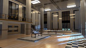 3D Luxury Shop Interior MODULAR model