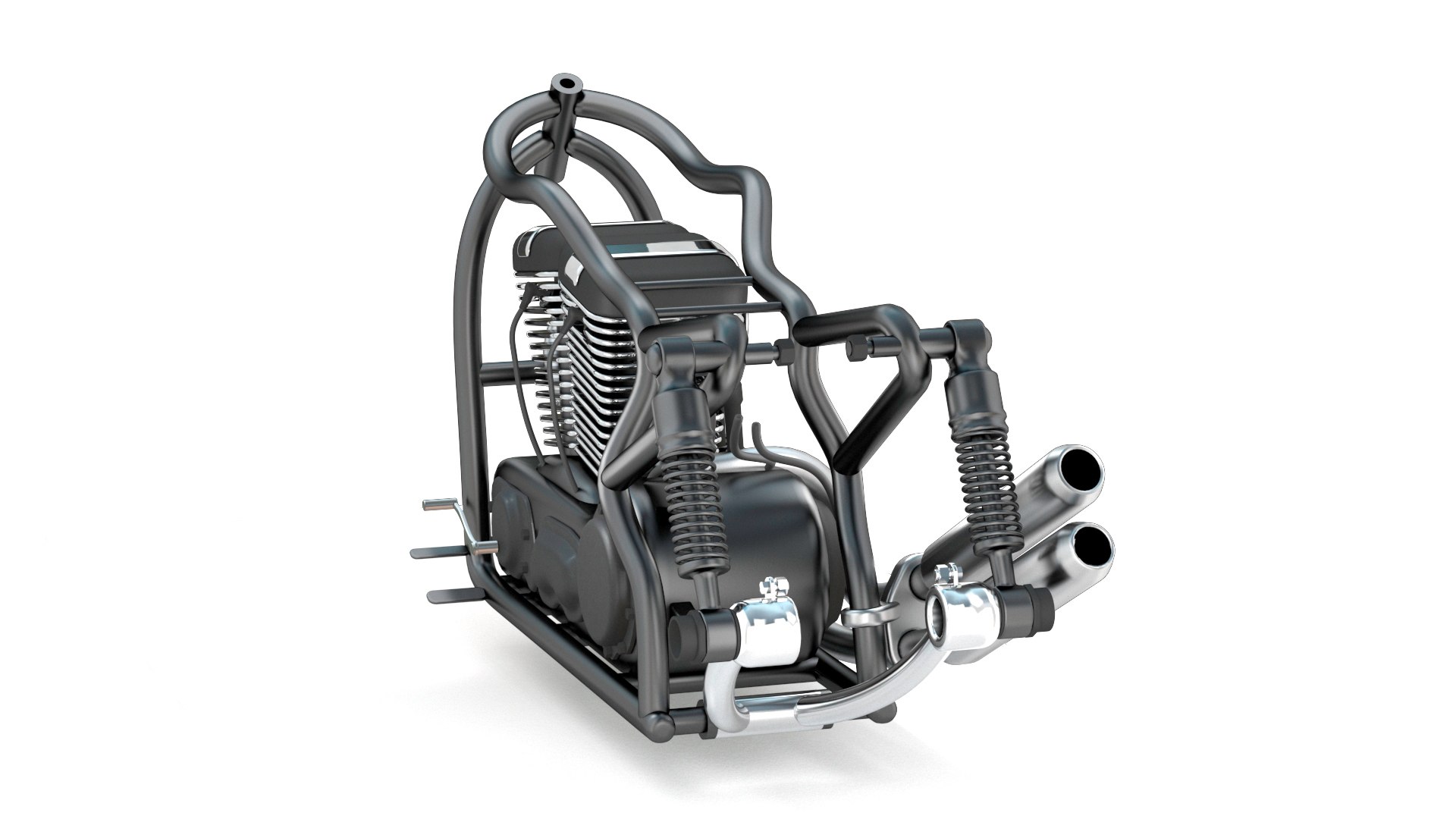 Motorcycle Base 4 3D - TurboSquid 2364822