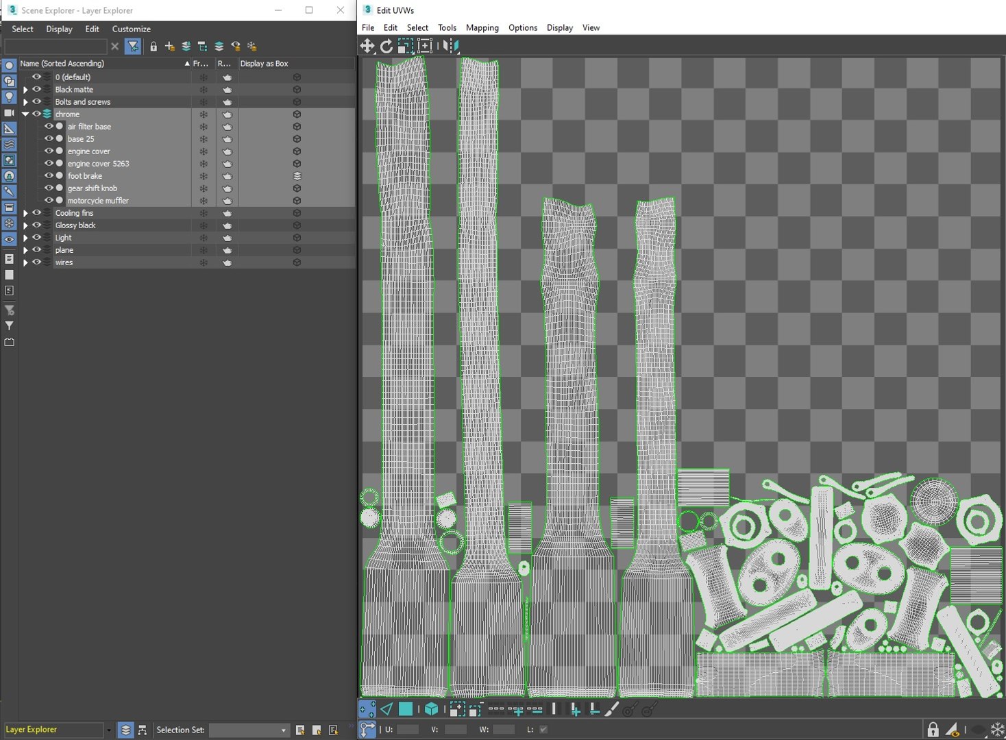 Motorcycle Base 4 3D - TurboSquid 2364822
