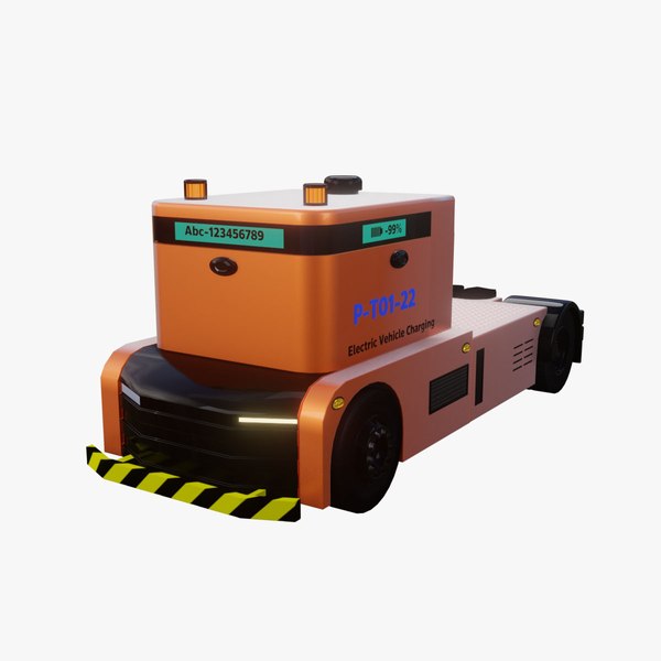 3D model Driverless truck