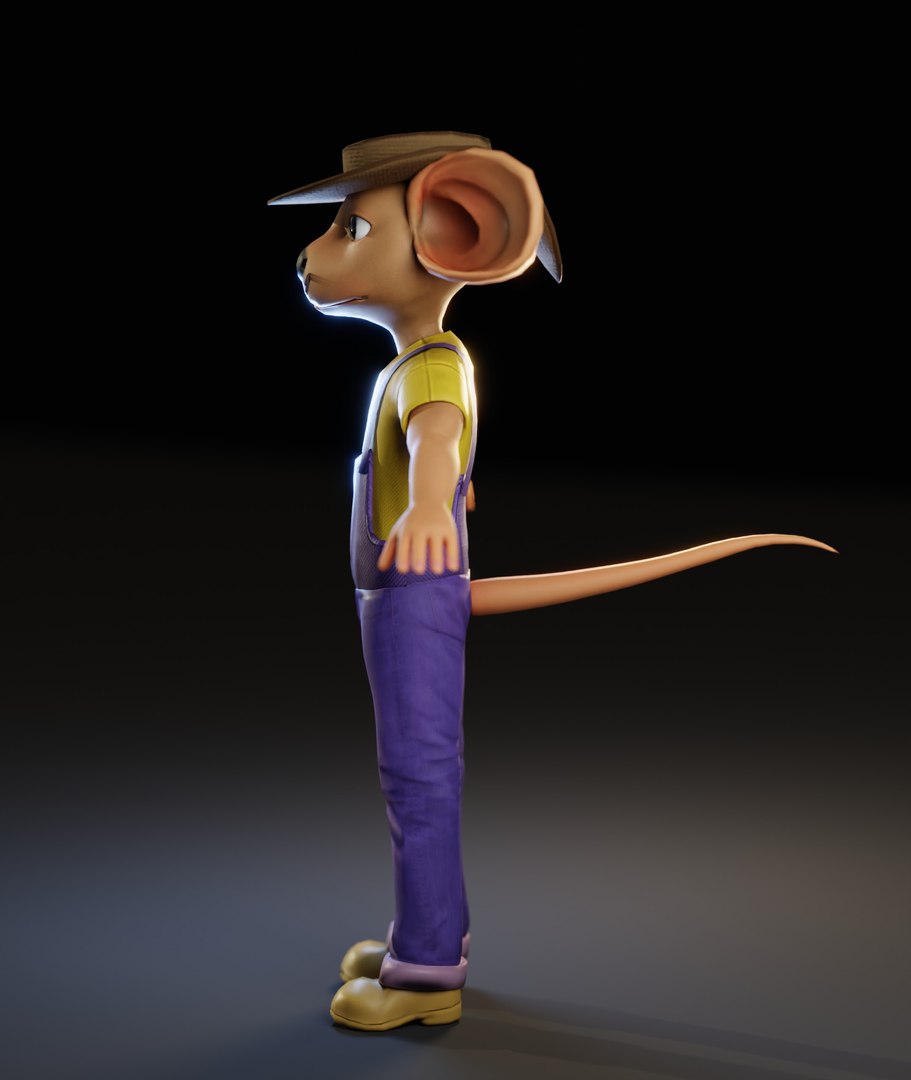 3D 3D MOUSE CHARACTER CARTOON - TurboSquid 2250348