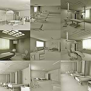 interiors hospital 3d 3ds