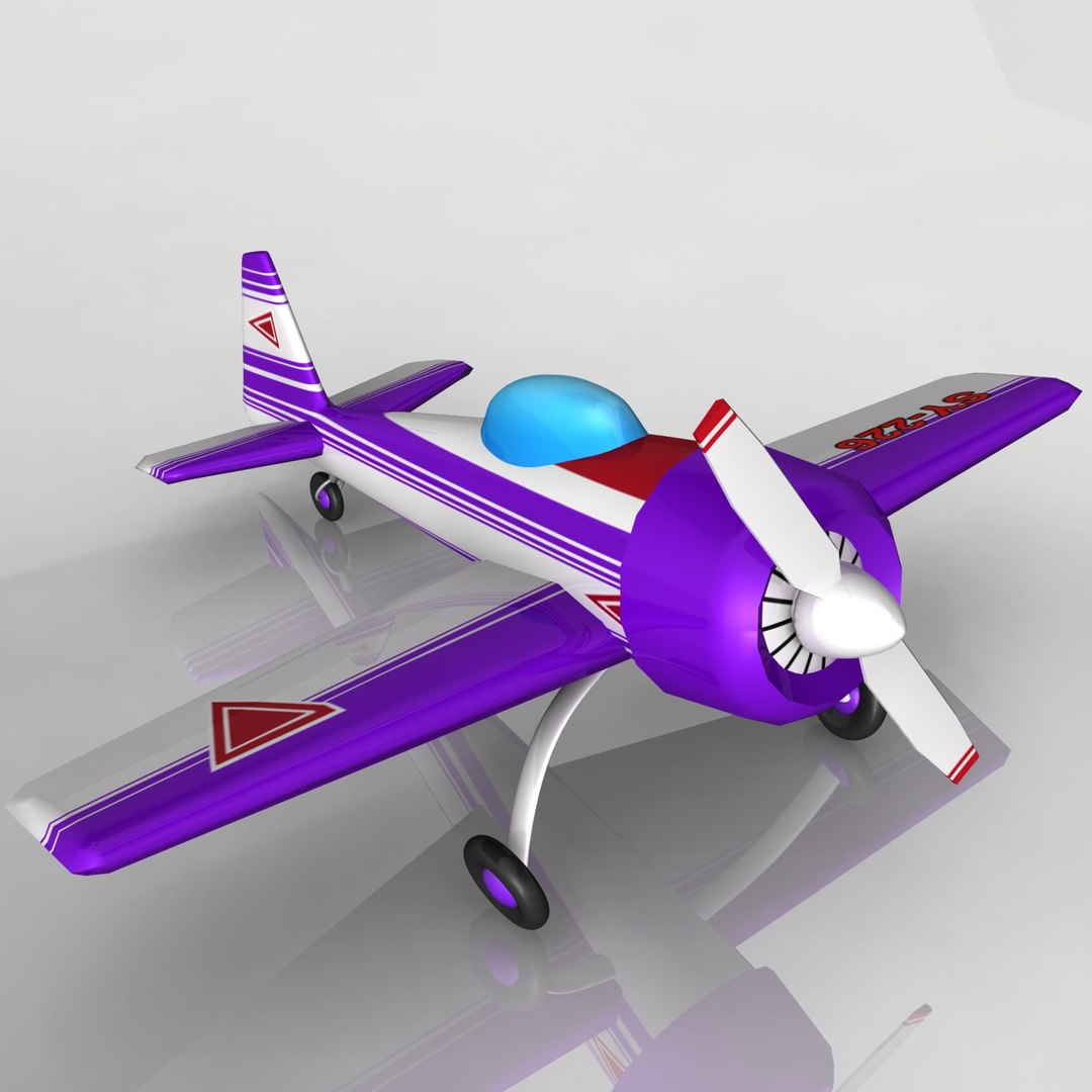 small toy plane 3d max