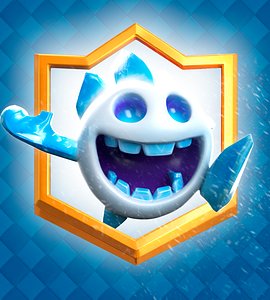 Clash Royale Ice Spirit Card 3D model