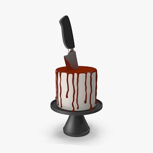 Halloween Cake 3D model