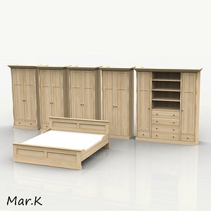 Wardrobe + double bed