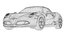 2018 Alfa Romeo 4C Competizione 3D Model Carbon Fiber