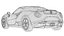 2018 Alfa Romeo 4C Competizione 3D Model Carbon Fiber