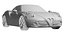 2018 Alfa Romeo 4C Competizione 3D Model Carbon Fiber