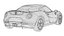 2018 Alfa Romeo 4C Competizione 3D Model Carbon Fiber
