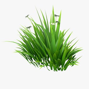 3D Cartoon Grass 11