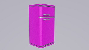 Big Chill Slim Fridge. refrigerator 3D