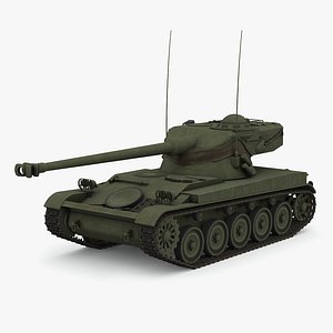 AMX-13 French light tank 3D