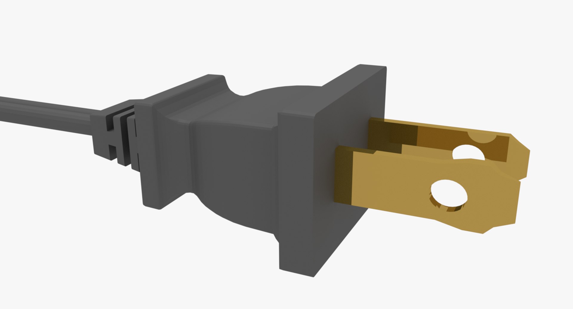 3D Electric Power Plug - TurboSquid 1304830