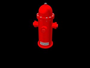 free hydrant 3d model